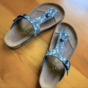 Birkenstock Gizeh Black Sandals 38
